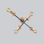 Люстра Topaz Black з дерев`яними деталями