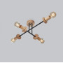 Люстра Topaz Black з дерев`яними деталями