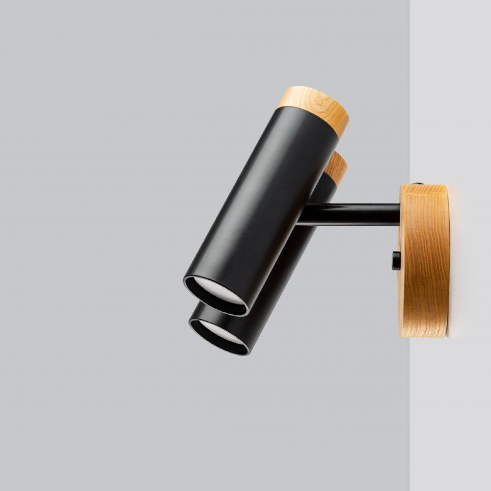 Світильник сучасний Бра лофт  чорний Urban Light double black