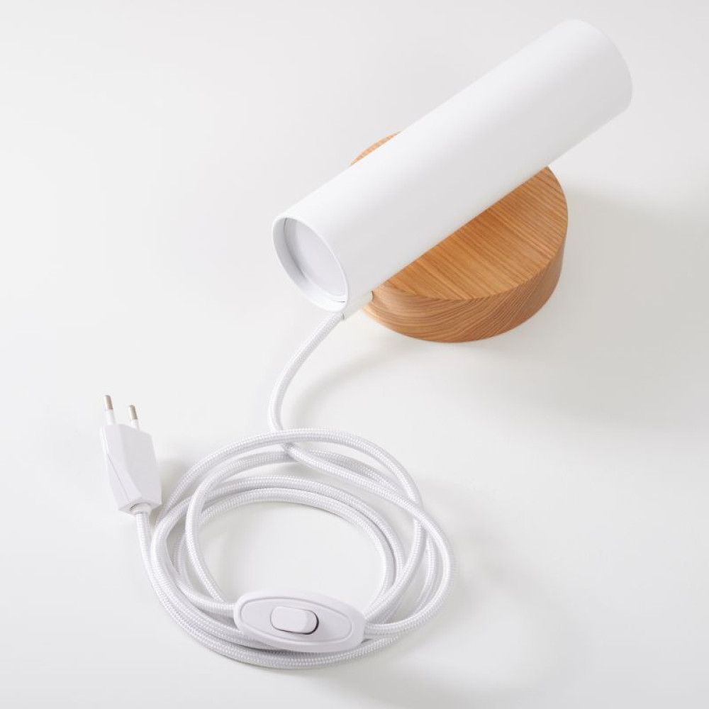 Бра настінний в стилі лофт білий