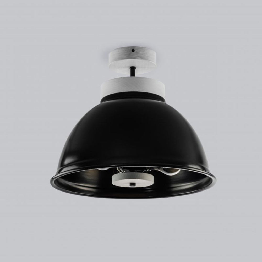 Стельова люстра schoolhouse style D390 black