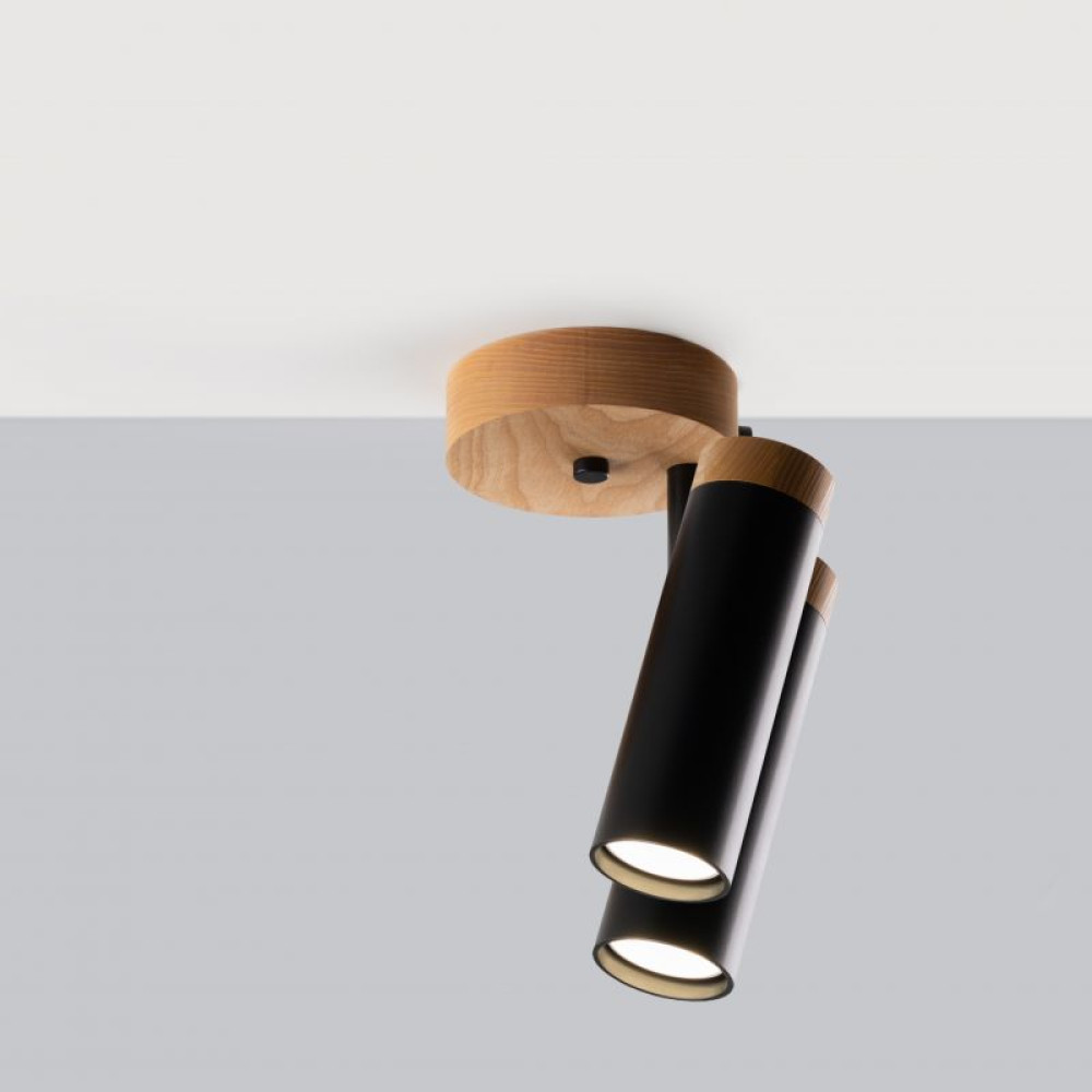 Світильник сучасний Бра лофт  чорний Urban Light double black