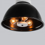 Стельова люстра schoolhouse style D390 black
