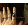 Срібний перстень з аметистом