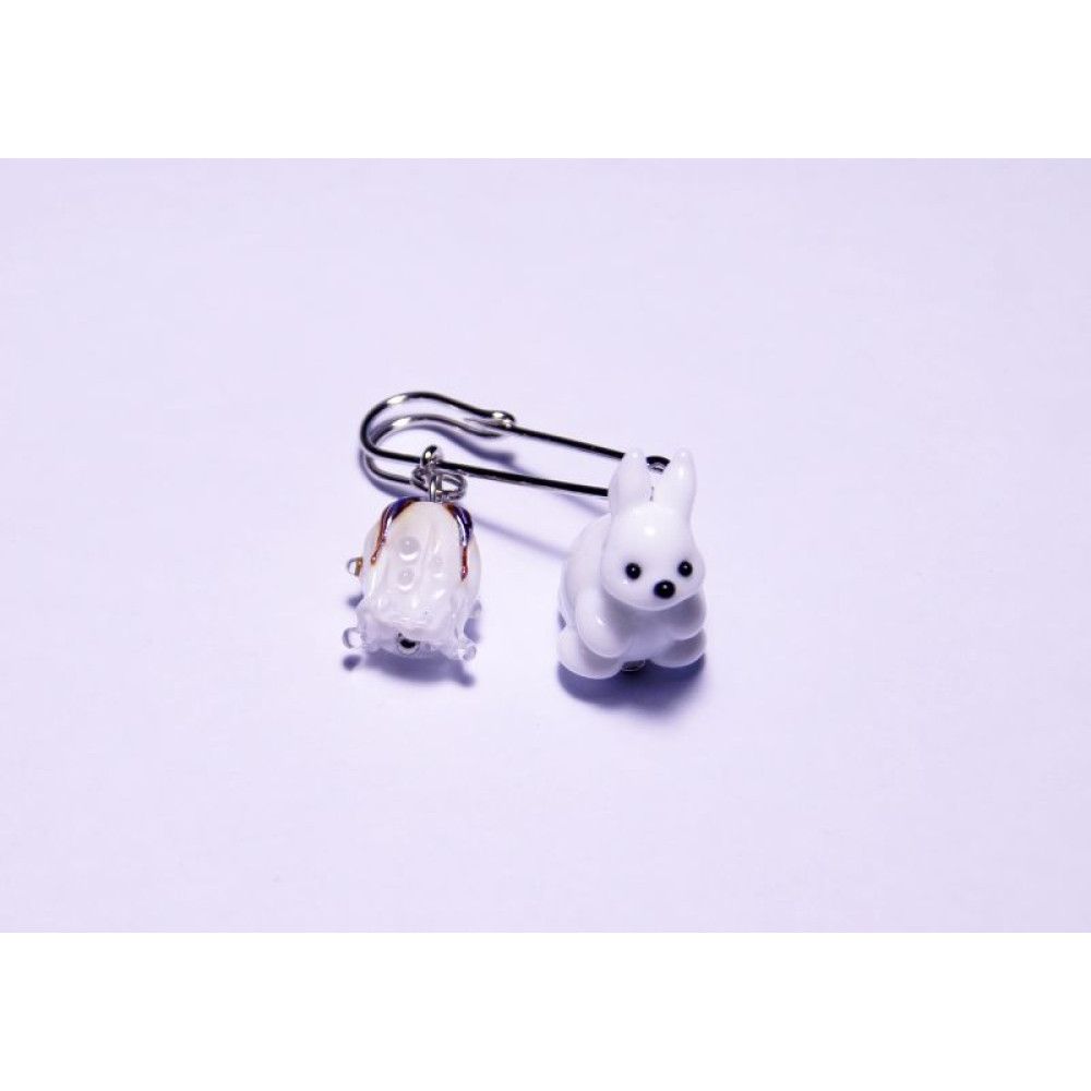 Брошка з муранського скла "Найкращий рік"