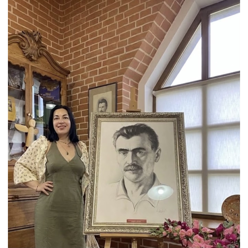 Картина олією «Намистинки»