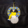 Різдвяний настінний декор, Настінний Різдвяний декор, Санта Клаус, Santa Claus, Гном, Серце з дзвіночком, Милий гном, Милий Санта, Ручна робота, Handmade