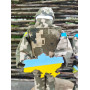 Декоративна лялька, Інтер`єрна лялька, Пара, Військові, Лялька в камуфляжі, Військовий з Україною в руках, Дівчина військова медикиня, Комплект з двох ляльок, Ручна робота, Handmade