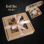 Комплект браслет і сережки з срібним обсидіаном, рожевим кварцем і лемпворком "Троянда в Тумані"