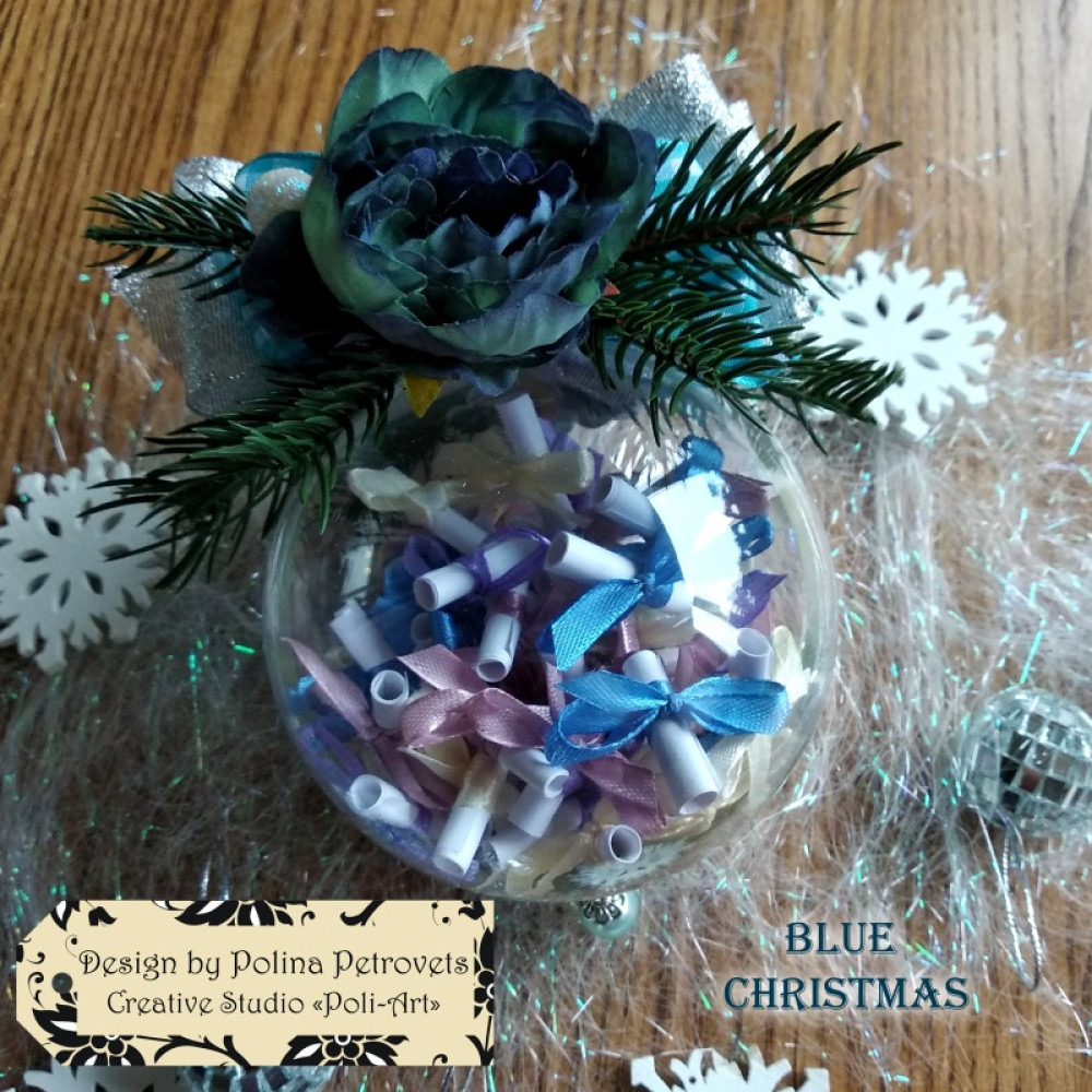 Прикраса на ялинку "BLUE CHRISTMAS"