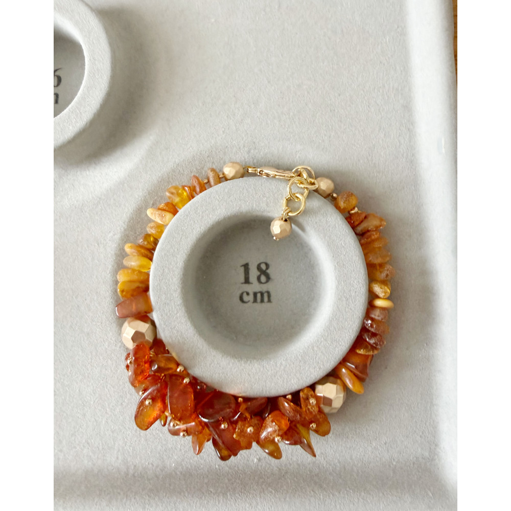 Браслет44 з бурштину