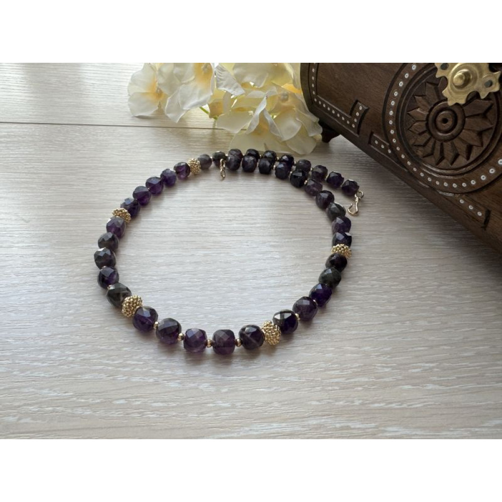 Намисто з аметисту "Пурпурна принцеса"