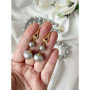 Дует з перлин "Срібний відблиск"