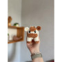 Плюшева іграшка Корівка коричнева