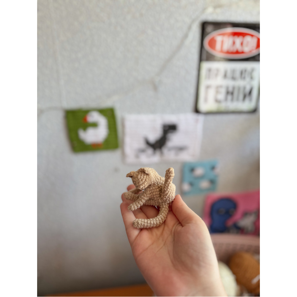 Мʼяка іграшка Котик що миється