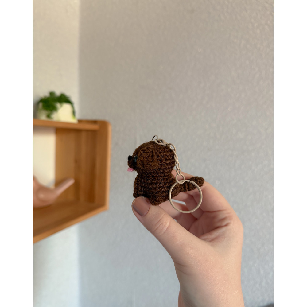 Мʼяка іграшка брелок у вигляді Лабрадора