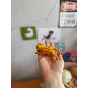 Мʼяка іграшка Котик лежачий