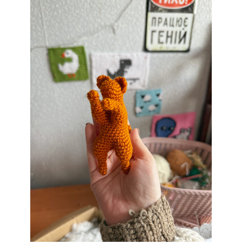 Мʼяка іграшка Котик стоячий