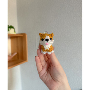 Мʼяка іграшка брелок у вигляді Коргі