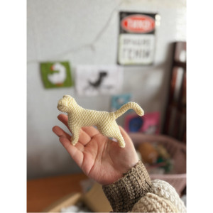 Мʼяка іграшка Котик стоячий
