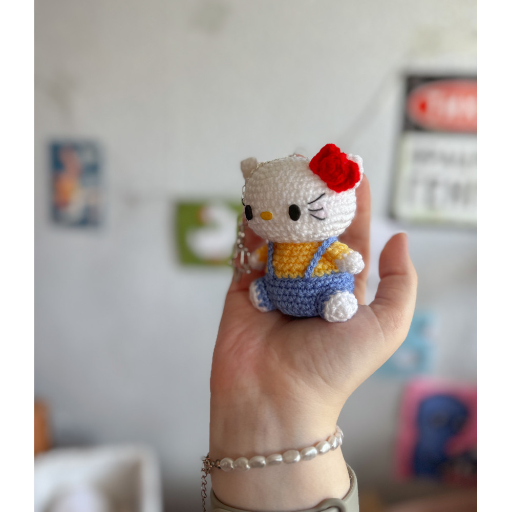 Мʼяка іграшка брелок Хеллоу Кітті