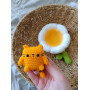 М`яка іграшка Котик в ромашці