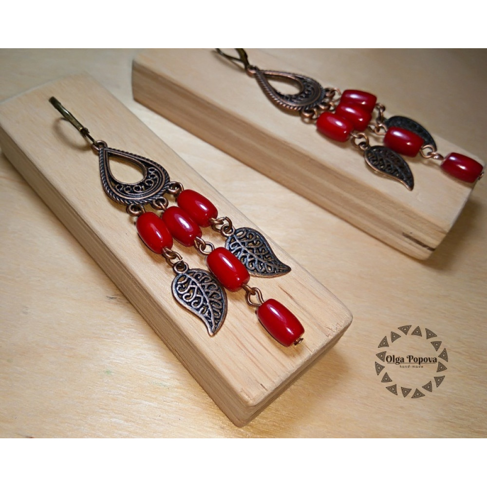 Сережки «Шипшина»