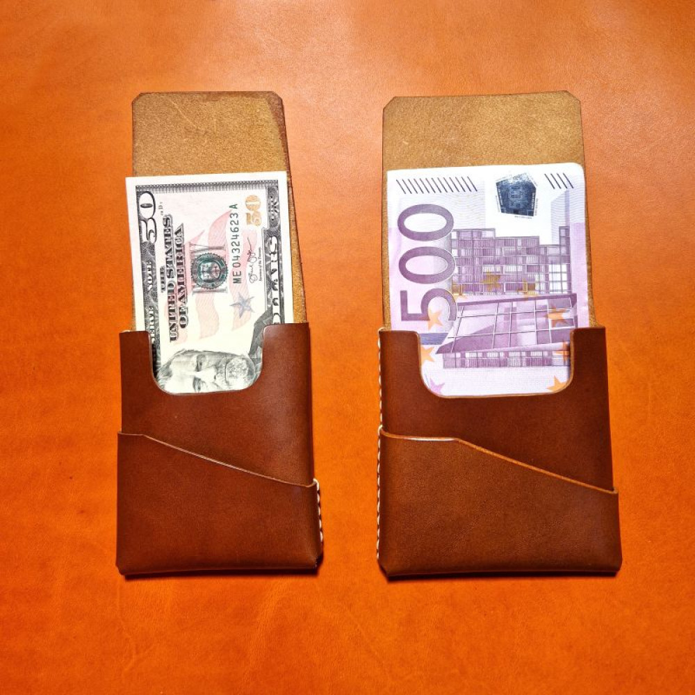 Незвичний гаманець міні  з натуральної шкіри