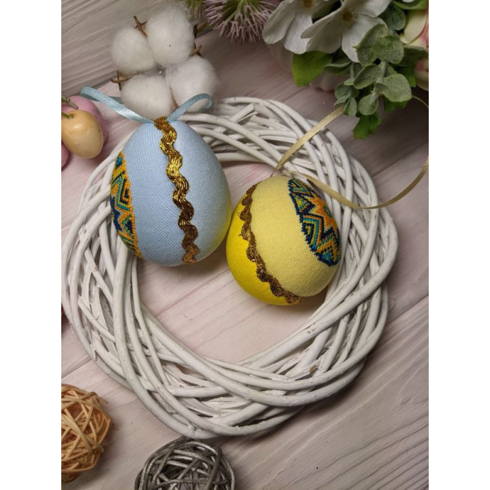 Писанка, Великодній декор з вишивкою