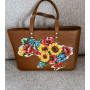 Шкіряна сумка «Мапа України»