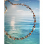 «Сяючі крижинки» Кольє з кубиків ювелірного скла