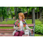 Хустка "Самчиківка". Чорна. 90х90 см