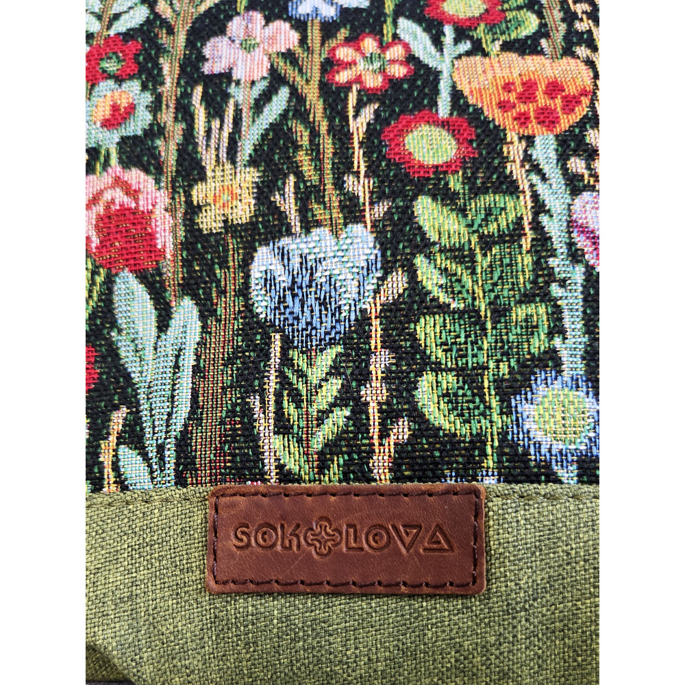 Етносумка "Мавка" з квітковим гобеленом (99101)