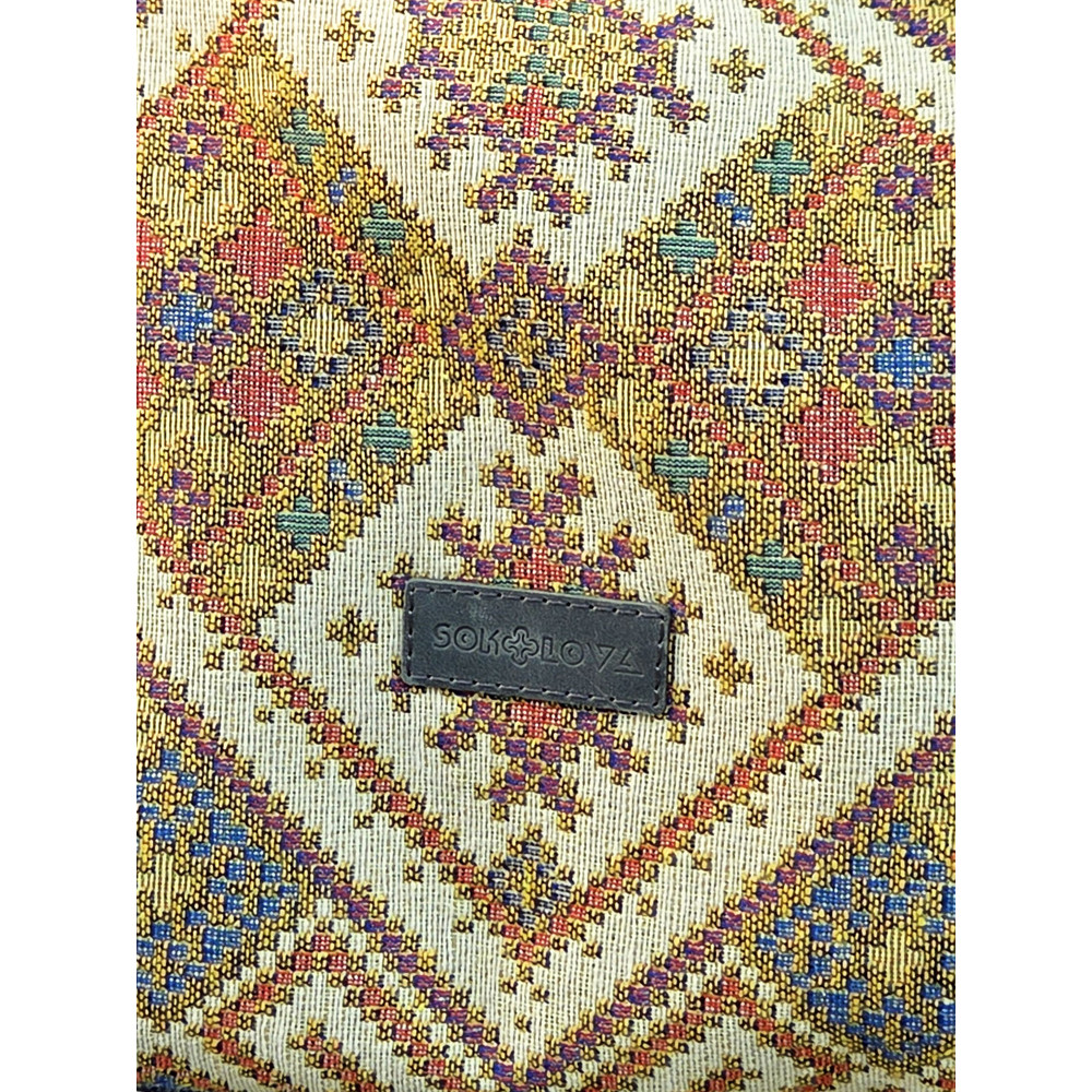 Гобеленова сумка з золотим візерунком (19140)