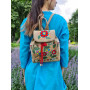 Рюкзак з вишивкою "Нескорені" бежевий (40023)