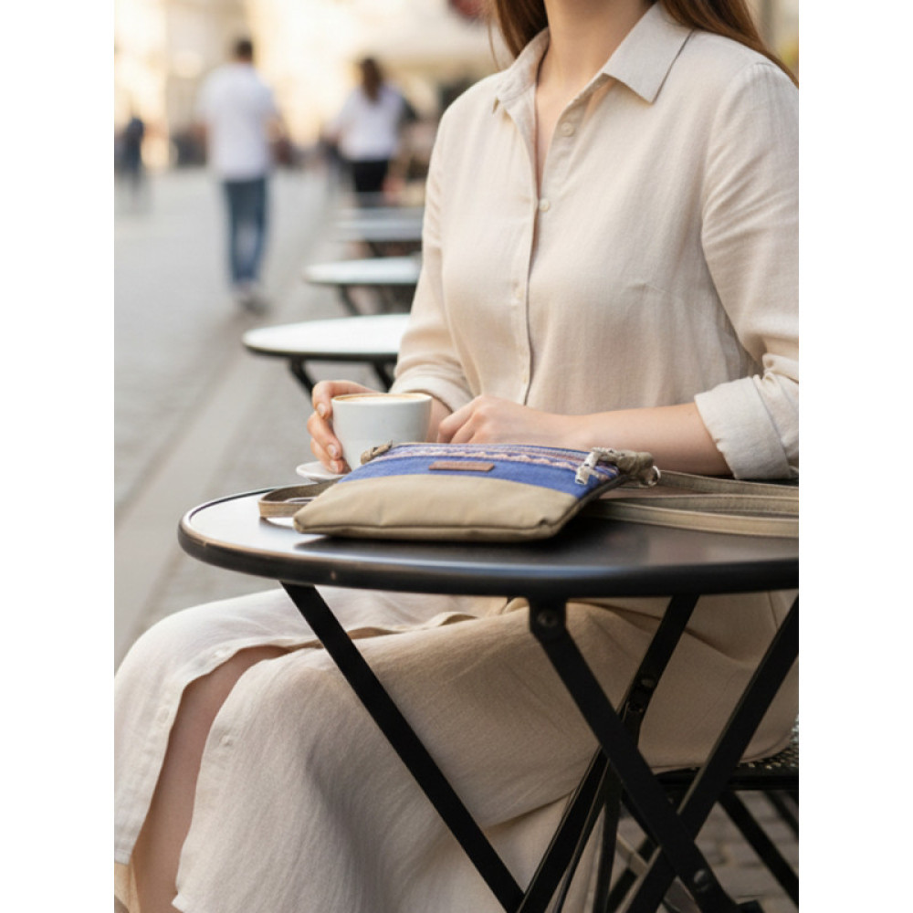 Сумка в етностилі кольору camel (30029)