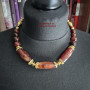 Намисто-чокер з агату "Ой у полі замітна стаєнка", колекція "Різдвяне диво"