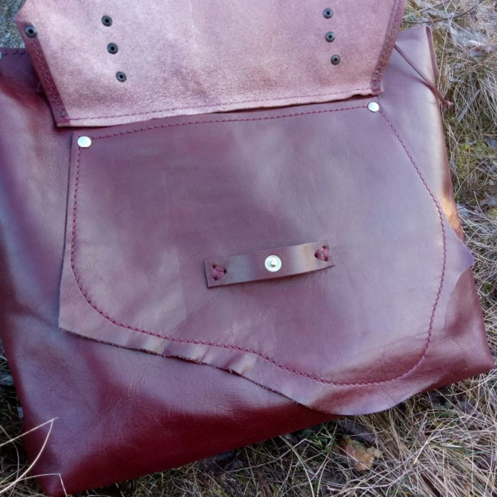 Шкіряна сумка "Burgundy"