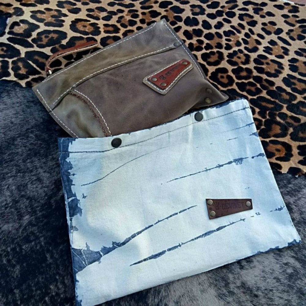 Шкіряна косметичка «Olive»
