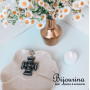 Моносерьга у вигляді хреста