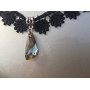 Мереживний чокер з кулоном Swarovski