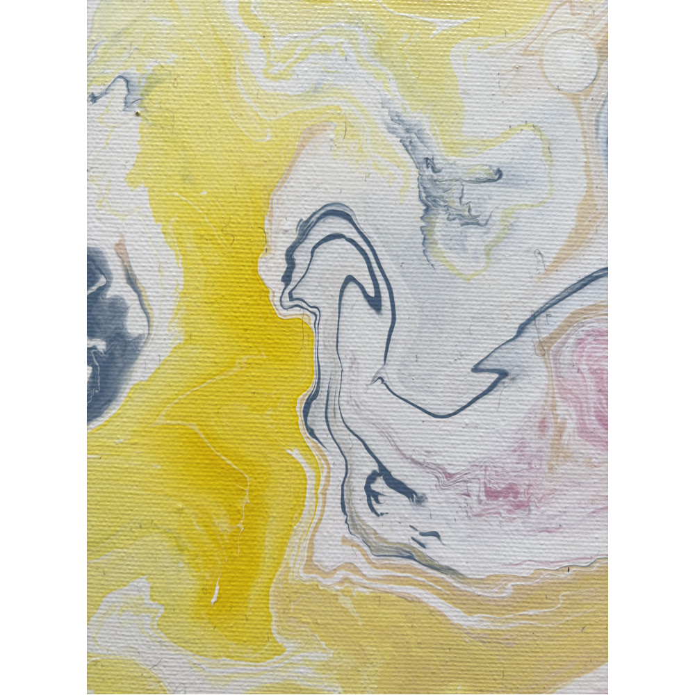 Ніжна картина в техніці Fluidart