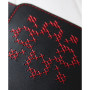 Чорно-червона сумка RED&BLACK — шкіряний клатч ручної роботи Voronetskyi Family Atelier