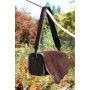 FURRY BAG — сумка з натурального хутра, шкіри та дерева Voronetskyi Family Atelier