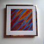 Картина із гербаріїв Blue and red mood