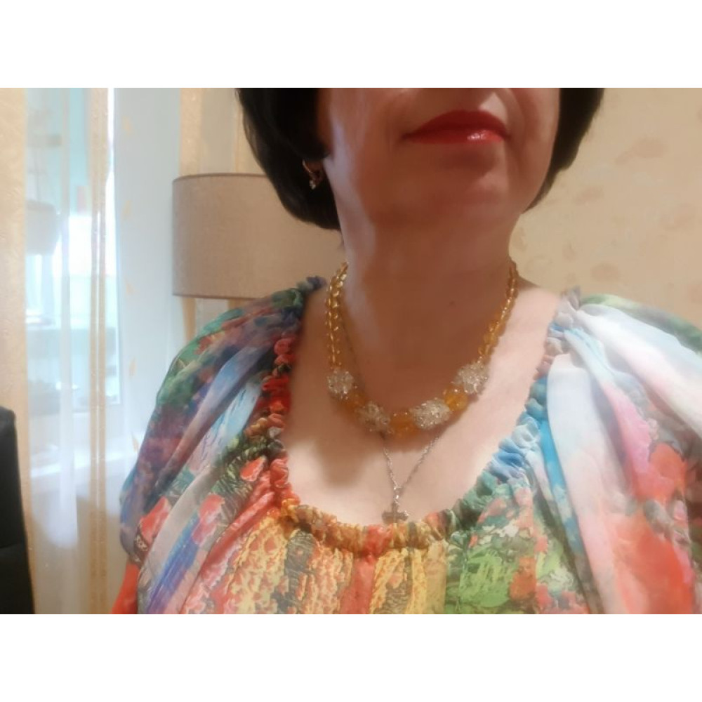Колье з цитріну
