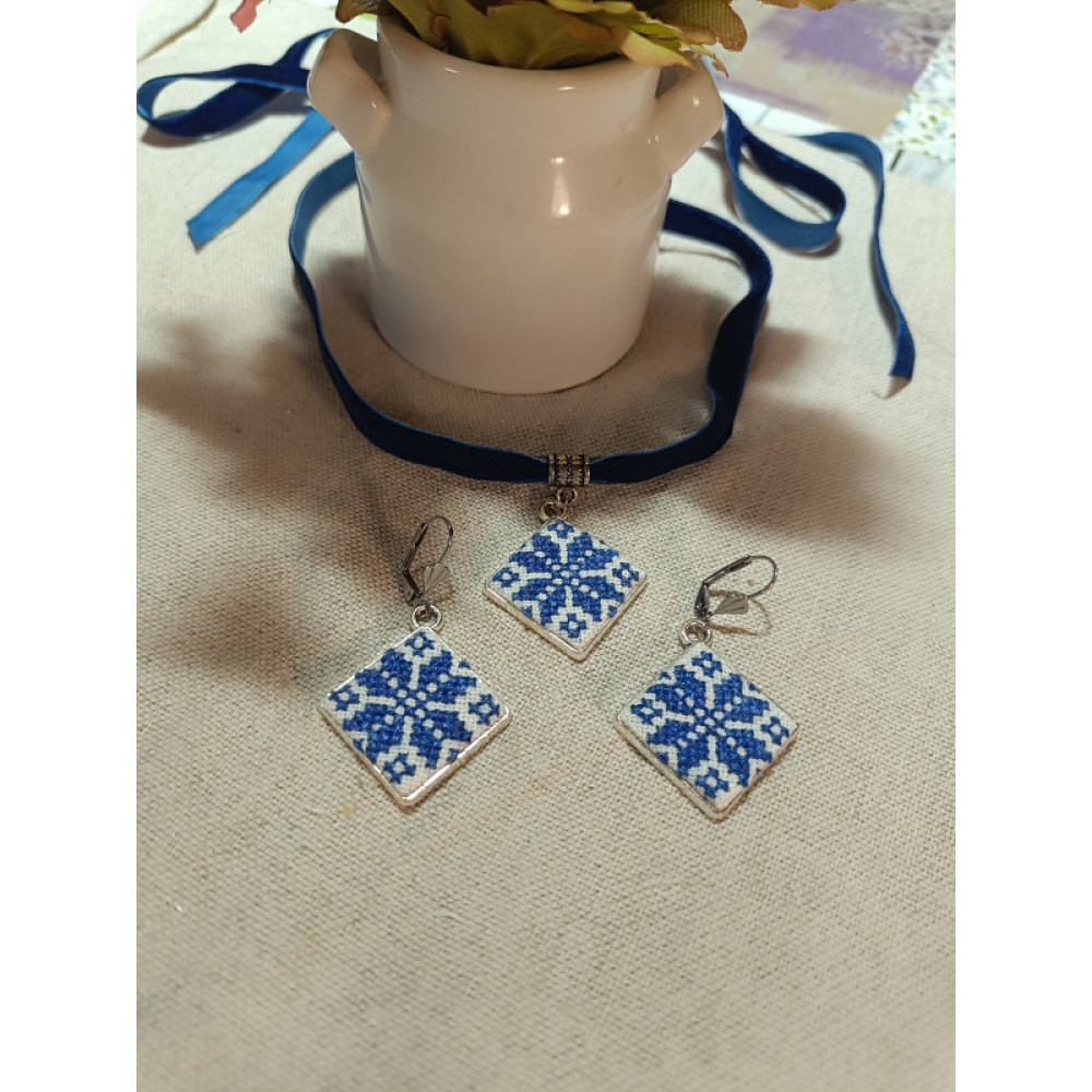 Набір з Оберегом Алатир. Мікровишивка. Микровышивка. micro embroidery. 