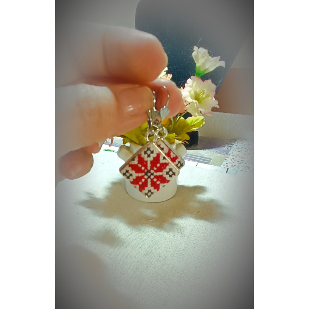 Набір з Оберегом Алатир. Мікровишивка. Микровышивка. micro embroidery. 