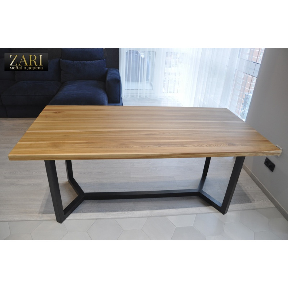 Стіл з береста (в'яз) 180х90см. ZR604