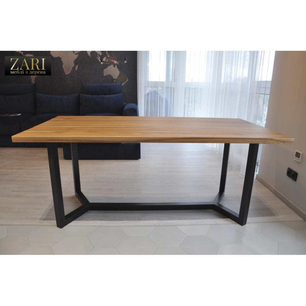 Стіл з береста (в'яз) 180х90см. ZR604
